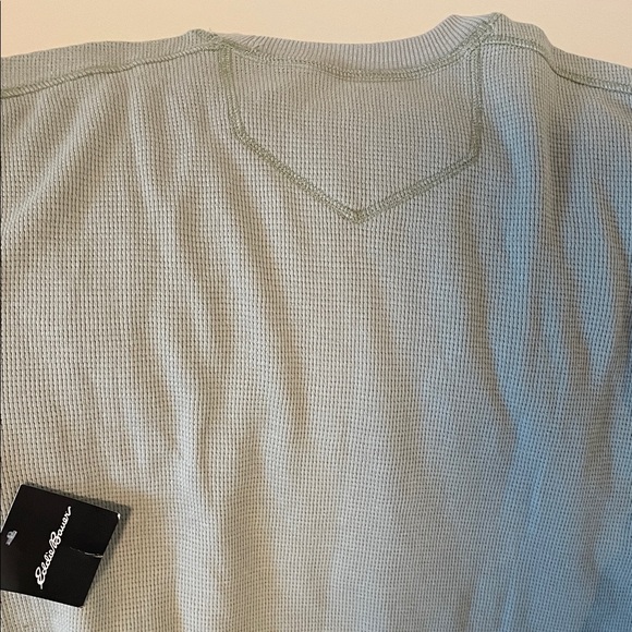 Eddie Bauer Men's thermal crew. Color 0242 herb.  NWT - Picture 4 of 5